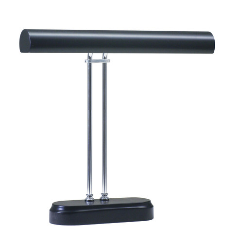 Piano/Desk Two Light Piano/Desk Lamp in Black & Chrome (30|P16-D02-627)