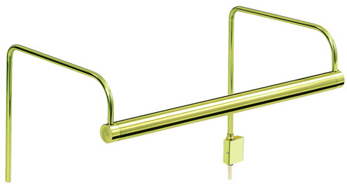 Slim-line One Light Picture Light in Polished Brass (30|SL6-61)