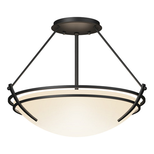 Tryne Two Light Semi-Flush Mount in Black (39|124422-SKT-10-GG0047)