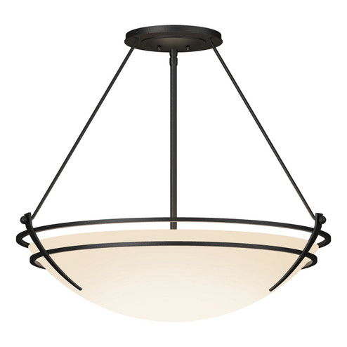 Tryne Three Light Semi-Flush Mount in Black (39|124442-SKT-10-GG0054)