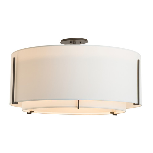 Exos Three Light Semi-Flush Mount in Dark Smoke (39|126505-SKT-07-SF2290-SF2899)