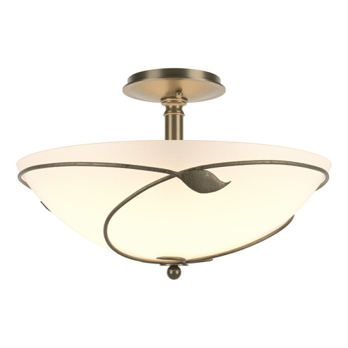 Leaf Three Light Semi-Flush Mount in Soft Gold (39|126732-SKT-84-GG0052)
