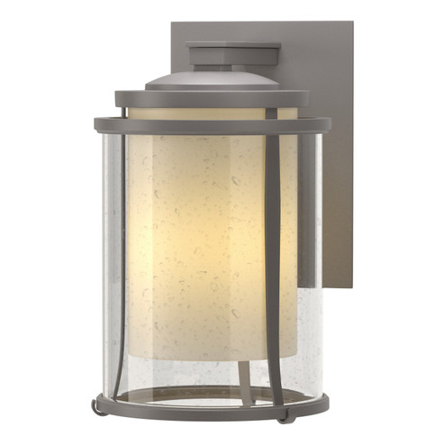 Meridian One Light Outdoor Wall Sconce in Coastal Burnished Steel (39|305615-SKT-78-ZS0283)