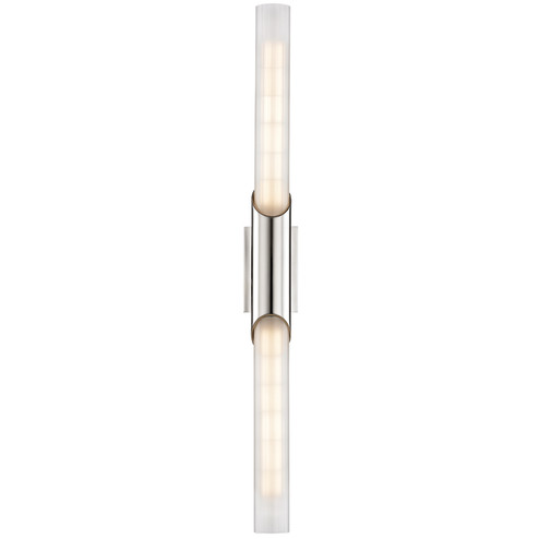 Pylon Two Light Wall Sconce in Polished Nickel (70|2142-PN)
