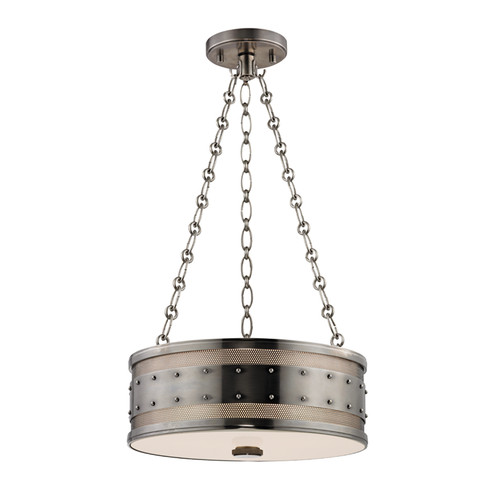 Gaines Three Light Pendant in Historic Nickel (70|2216-HN)