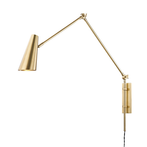 Lorne One Light Wall Sconce in Aged Brass (70|4121-AGB)