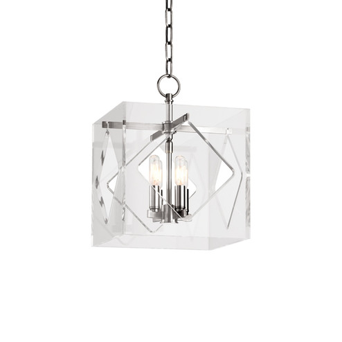 Travis Four Light Lantern in Polished Nickel (70|5912-PN)