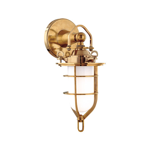 New Canaan One Light Bath Bracket in Aged Brass (70|6501-AGB)