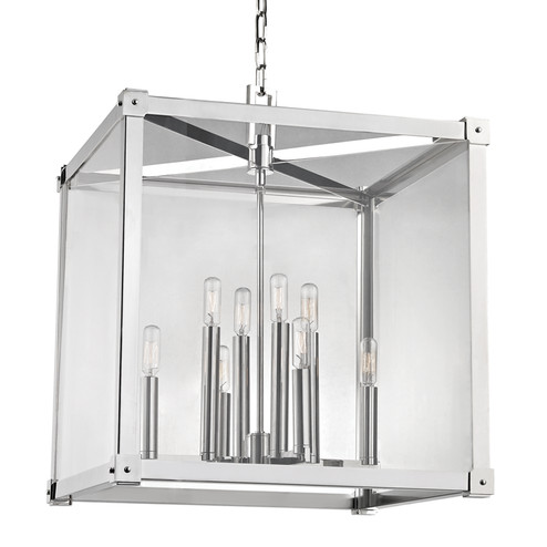 Forsyth Eight Light Pendant in Polished Nickel (70|8620-PN)
