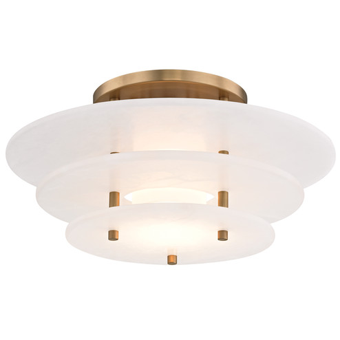 Gatsby LED Flush Mount in Aged Brass (70|9016F-AGB)