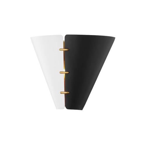 Split Two Light Wall Sconce in Aged Brass (70|KBS1352102S-AGB)