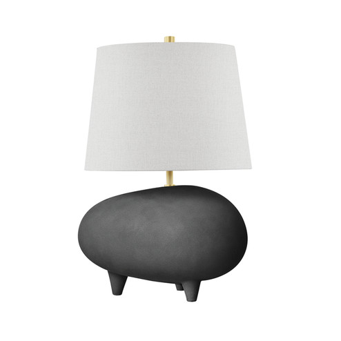 Tiptoe One Light Table Lamp in Aged Brass/Matte Black (70|KBS1423201A-AGB/MB)