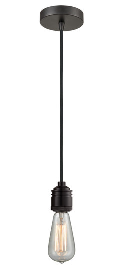 Winchester One Light Mini Pendant in Oil Rubbed Bronze (405|100OB-10BK-2OB)