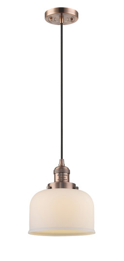 Franklin Restoration One Light Mini Pendant in Antique Copper (405|201C-AC-G71)