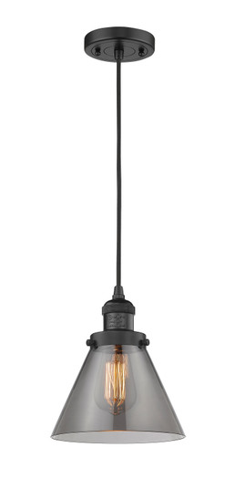 Franklin Restoration One Light Mini Pendant in Matte Black (405|201C-BK-G43)