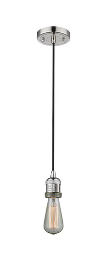 Franklin Restoration One Light Mini Pendant in Polished Nickel (405|201C-PN)