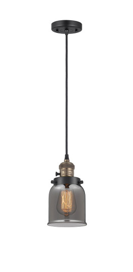 Franklin Restoration One Light Mini Pendant in Black Antique Brass (405|201CSW-BAB-G53)