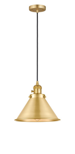 Franklin Restoration LED Mini Pendant in Satin Gold (405|201CSW-SG-M10-SG-LED)