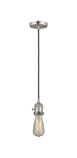 Franklin Restoration One Light Mini Pendant in Brushed Satin Nickel (405|201CSW-SN)