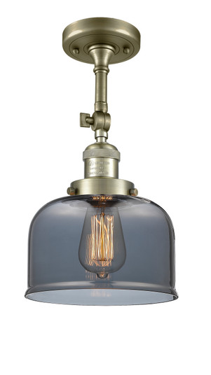 Franklin Restoration One Light Semi-Flush Mount in Antique Brass (405|201F-AB-G73)