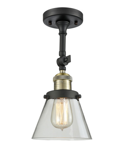 Franklin Restoration LED Semi-Flush Mount in Black Antique Brass (405|201F-BAB-G62-LED)