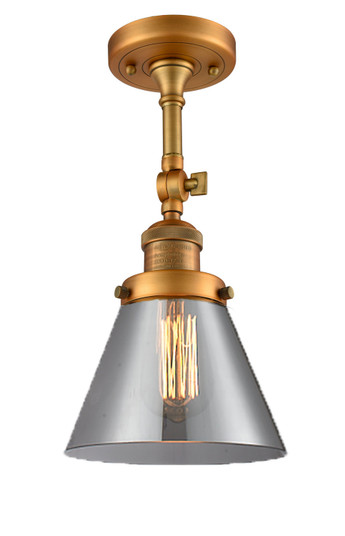 Franklin Restoration LED Semi-Flush Mount in Brushed Brass (405|201F-BB-G43-LED)