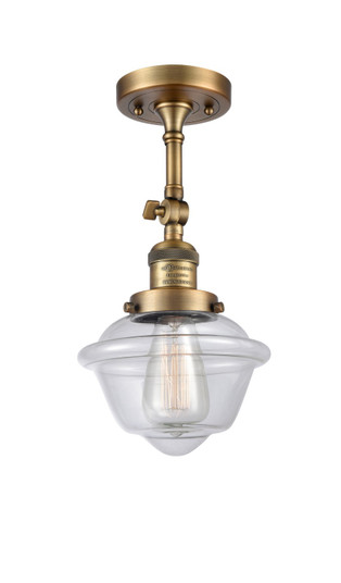 Franklin Restoration LED Semi-Flush Mount in Brushed Brass (405|201F-BB-G532-LED)