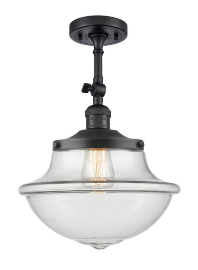 Franklin Restoration LED Semi-Flush Mount in Matte Black (405|201F-BK-G542-LED)
