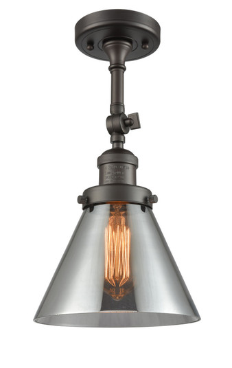 Franklin Restoration One Light Semi-Flush Mount in Oil Rubbed Bronze (405|201F-OB-G43)