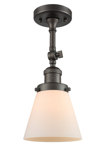 Franklin Restoration One Light Semi-Flush Mount in Oil Rubbed Bronze (405|201F-OB-G61)