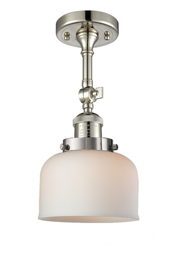 Franklin Restoration One Light Semi-Flush Mount in Polished Nickel (405|201F-PN-G71)