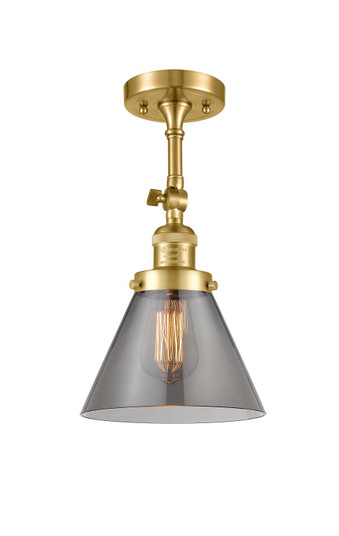 Franklin Restoration LED Semi-Flush Mount in Satin Gold (405|201F-SG-G43-LED)