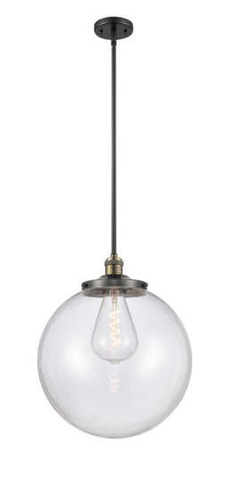 Franklin Restoration One Light Pendant in Black Antique Brass (405|201S-BAB-G202-16)