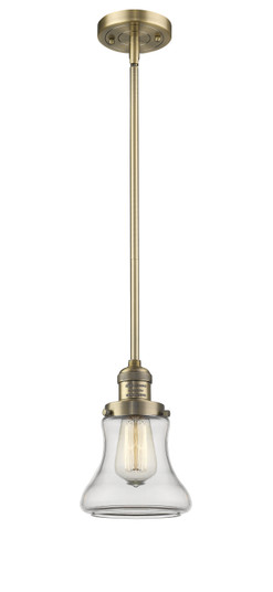 Franklin Restoration LED Mini Pendant in Brushed Brass (405|201S-BB-G192-LED)