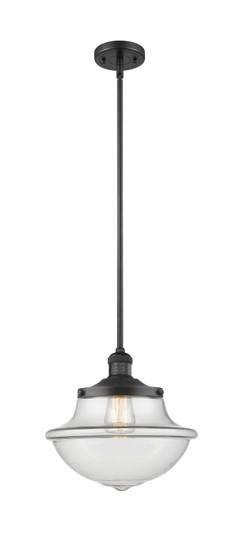 Franklin Restoration One Light Mini Pendant in Matte Black (405|201S-BK-G542)