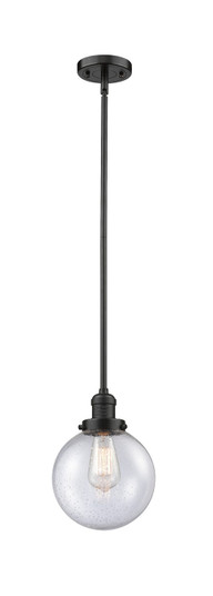 Franklin Restoration LED Mini Pendant in Oil Rubbed Bronze (405|201S-OB-G204-8-LED)