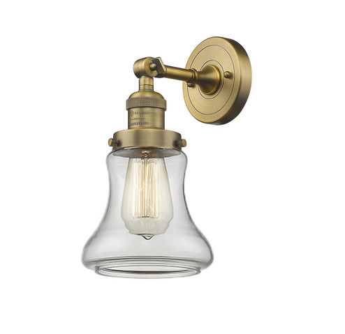 Franklin Restoration One Light Wall Sconce in Brushed Brass (405|203-BB-G192)