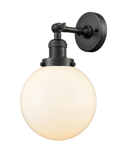 Franklin Restoration One Light Wall Sconce in Oil Rubbed Bronze (405|203-OB-G201-8)