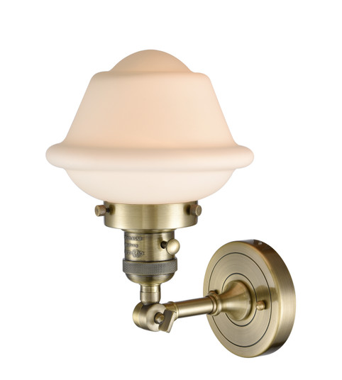 Franklin Restoration One Light Wall Sconce in Antique Brass (405|203SW-AB-G531)