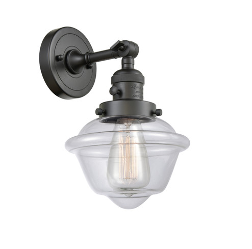 Franklin Restoration One Light Wall Sconce in Oil Rubbed Bronze (405|203SW-OB-G532)