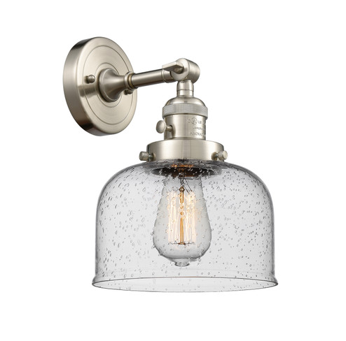 Franklin Restoration One Light Wall Sconce in Brushed Satin Nickel (405|203SW-SN-G74)