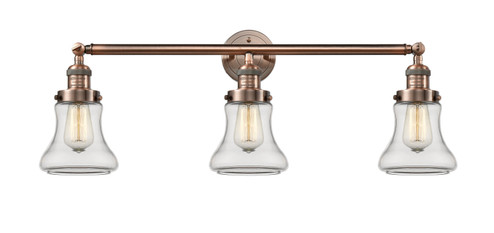Franklin Restoration Three Light Bath Vanity in Antique Copper (405|205-AC-G192)