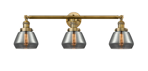 Franklin Restoration Three Light Bath Vanity in Brushed Brass (405|205-BB-G173)