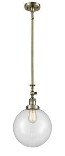 Franklin Restoration One Light Mini Pendant in Antique Brass (405|206-AB-G202-10)