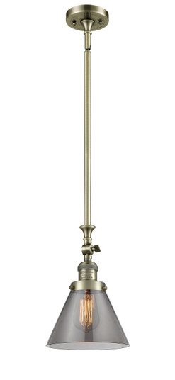 Franklin Restoration LED Mini Pendant in Antique Brass (405|206-AB-G43-LED)