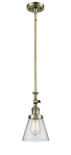 Franklin Restoration LED Mini Pendant in Antique Brass (405|206-AB-G62-LED)