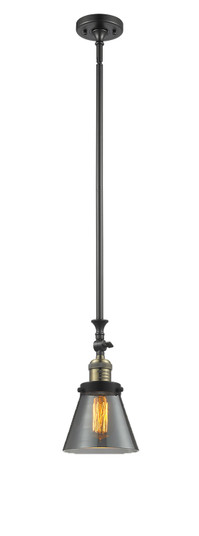 Franklin Restoration LED Mini Pendant in Black Antique Brass (405|206-BAB-G63-LED)