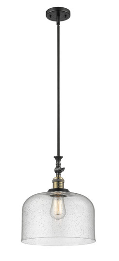 Franklin Restoration One Light Mini Pendant in Black Antique Brass (405|206-BAB-G74-L) Franklin Restoration One Light Mini Pendant in Black Antique Brass (405|206-BAB-G74-L)