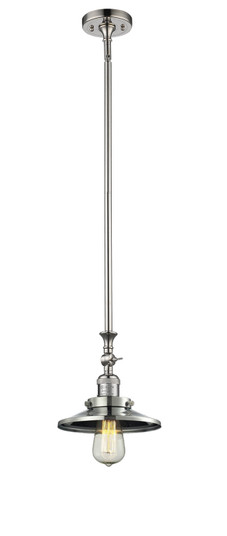 Franklin Restoration LED Mini Pendant in Polished Nickel (405|206-PN-M1-LED)