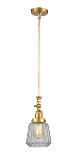 Franklin Restoration LED Mini Pendant in Satin Gold (405|206-SG-G142-LED)